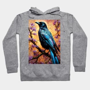 Crow bird painting colors art #crow Hoodie